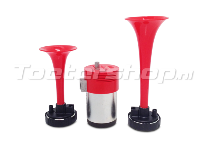 Fiamm 24v Luchthoorn set tourtoeter or tour horn, the