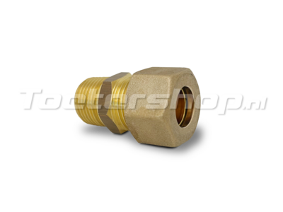 12mm-3/8 BSPT snijringkoppeling