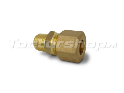 10mm-1/4 BSPT snijringkoppeling