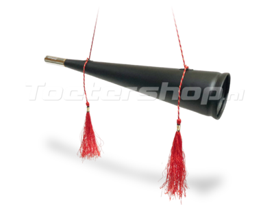 Messing Scheepshoorn Mat Zwart
